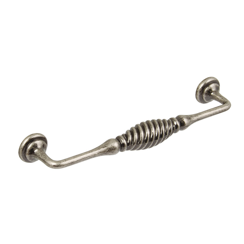 Twister D Handle - Antique Pewter