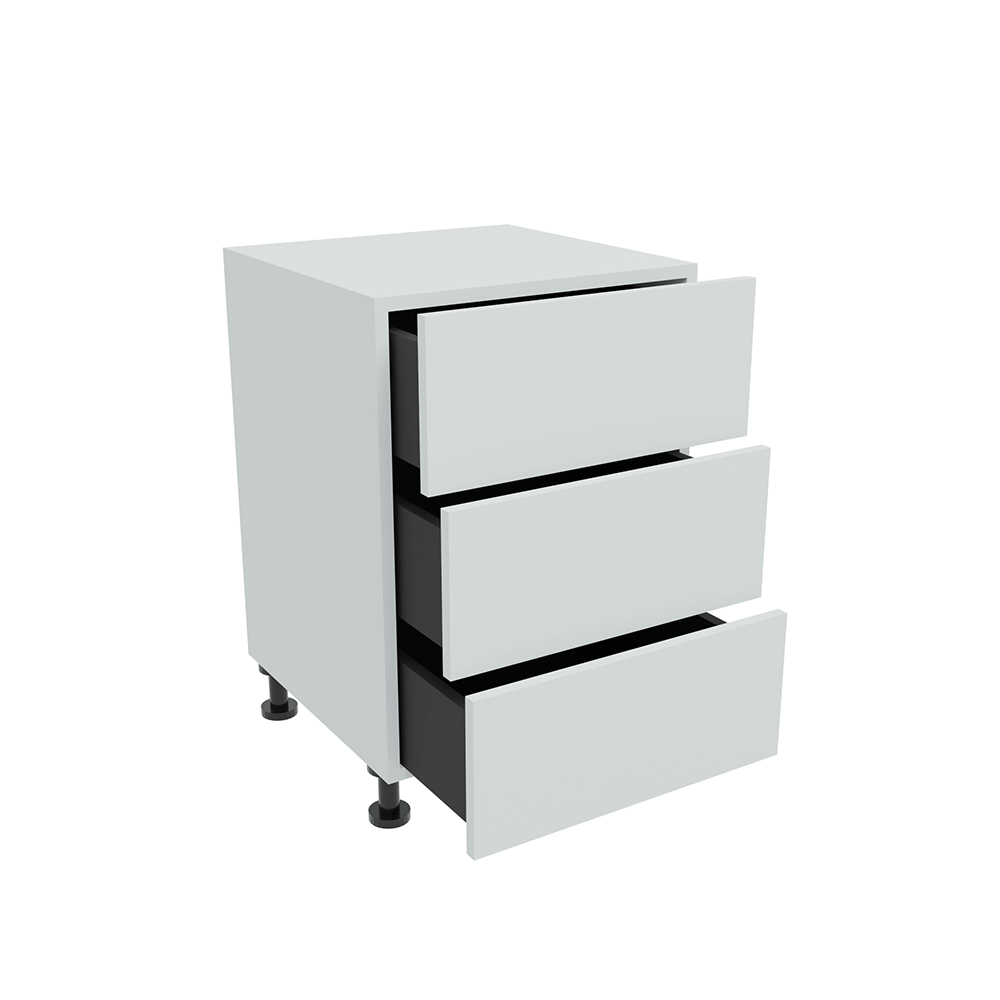 500mm 3 x Drawer Chest Cabinet