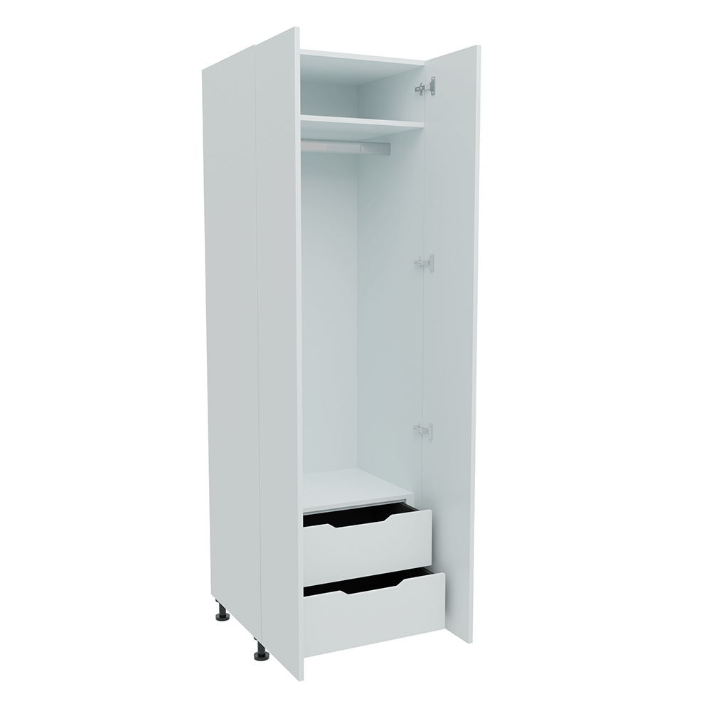 700mm 2 x Internal Drawer & Single Hanging Robe