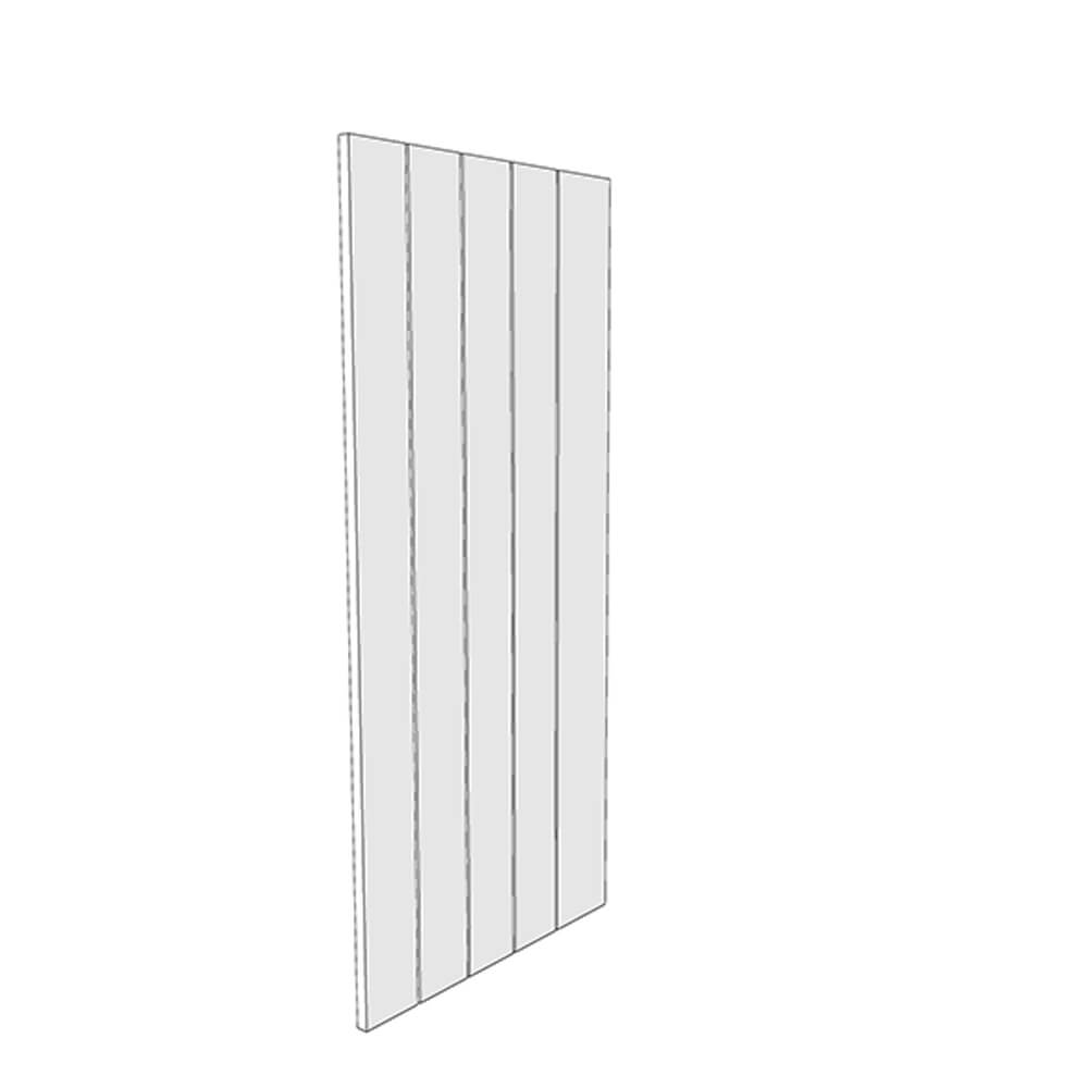 Mayfair 4 Drawer Base End Panel - T&G - 976mm x 550 x 18mm