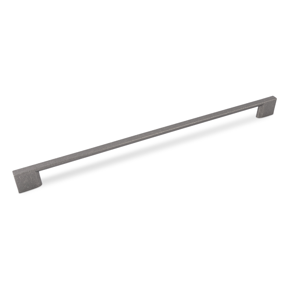 AURORA Slim Square D Handle - 358mm (320mm Hole Centres) - Pewter