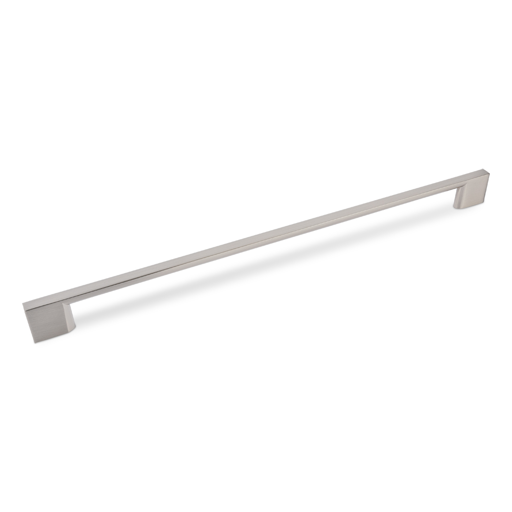 AURORA Slim Square D Handle - 358mm (320mm Hole Centres) - Brushed Nickel