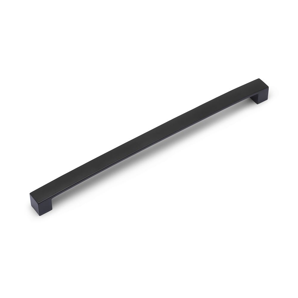 AURORA Block Bar D Handle - 337mm (320mm Hole Centres) - Matt Black