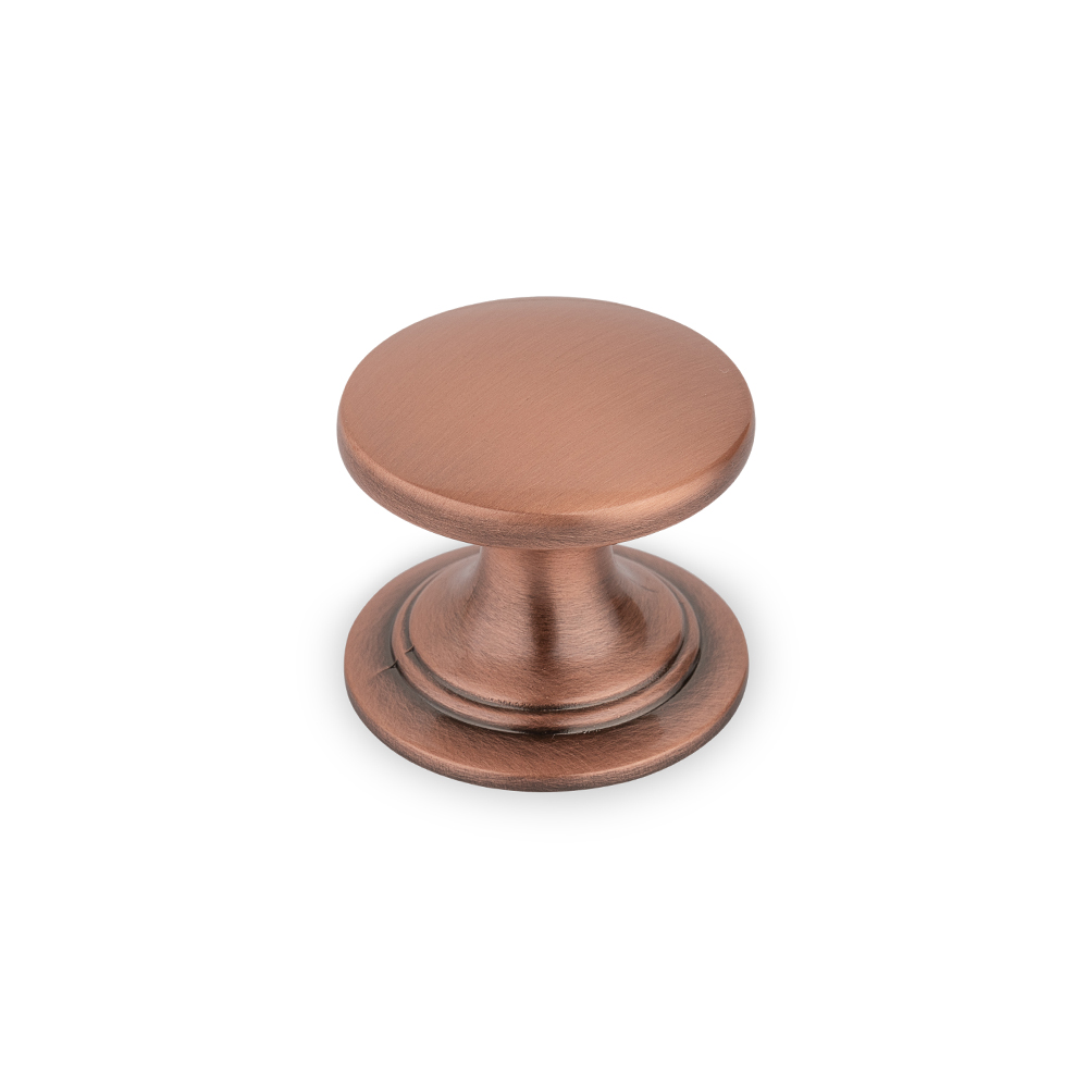 AURORA Large Round Knob - 38mm Diameter - Antique Copper