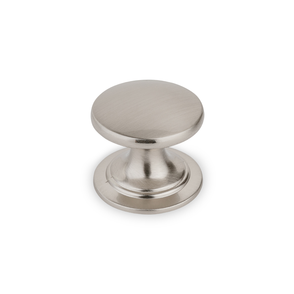 AURORA Large Round Knob - 38mm Diameter - Brushed Nickel