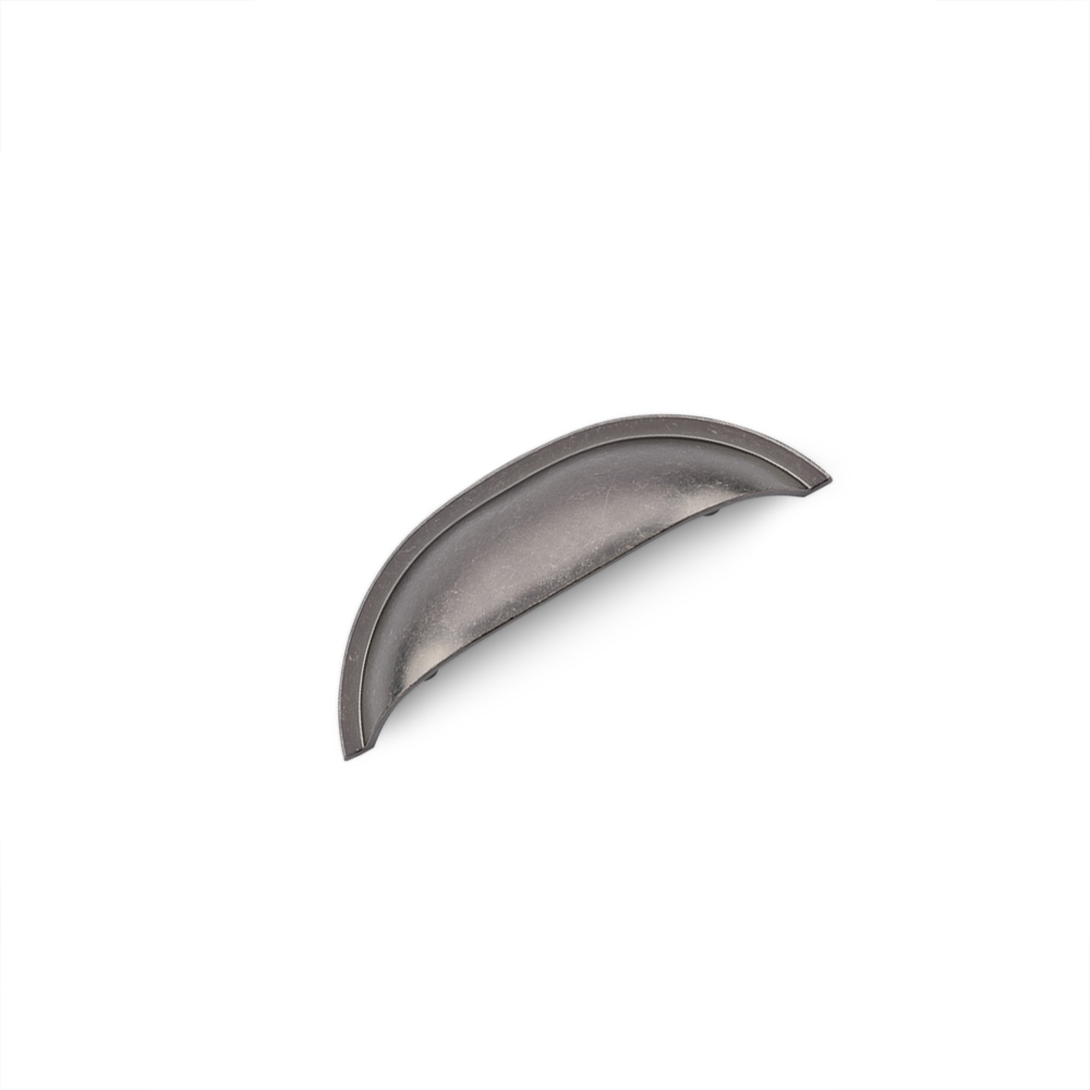 AURORA Linear Cup Handle - 110mm (64mm Hole Centres) - Pewter